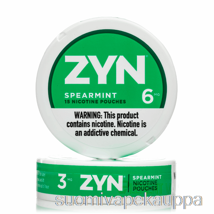 Vape Box Zyn Nikotiinipussit - Viherminttu 3mg (5 Kpl)
